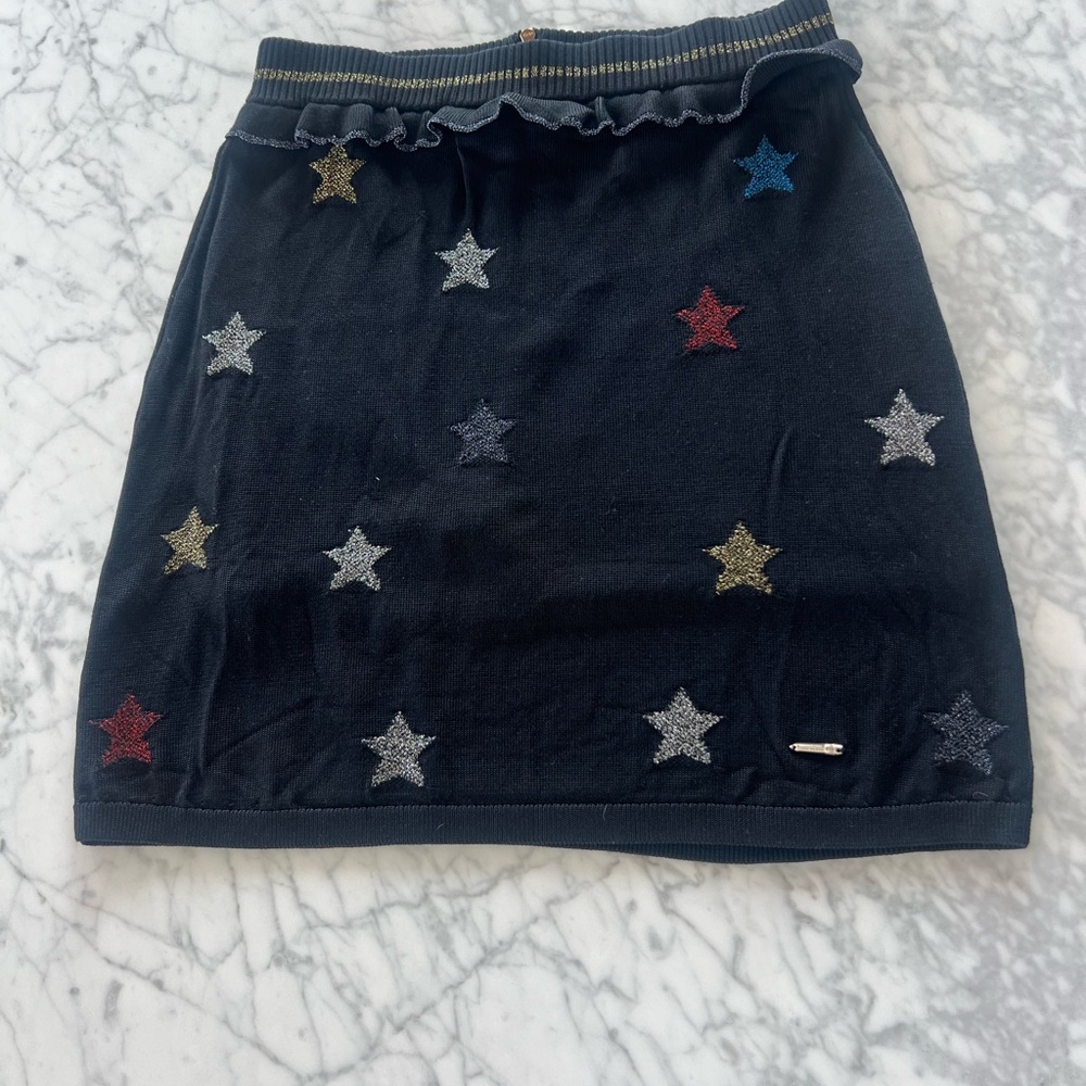 Ted Baker London Star Patterned Black Skirt